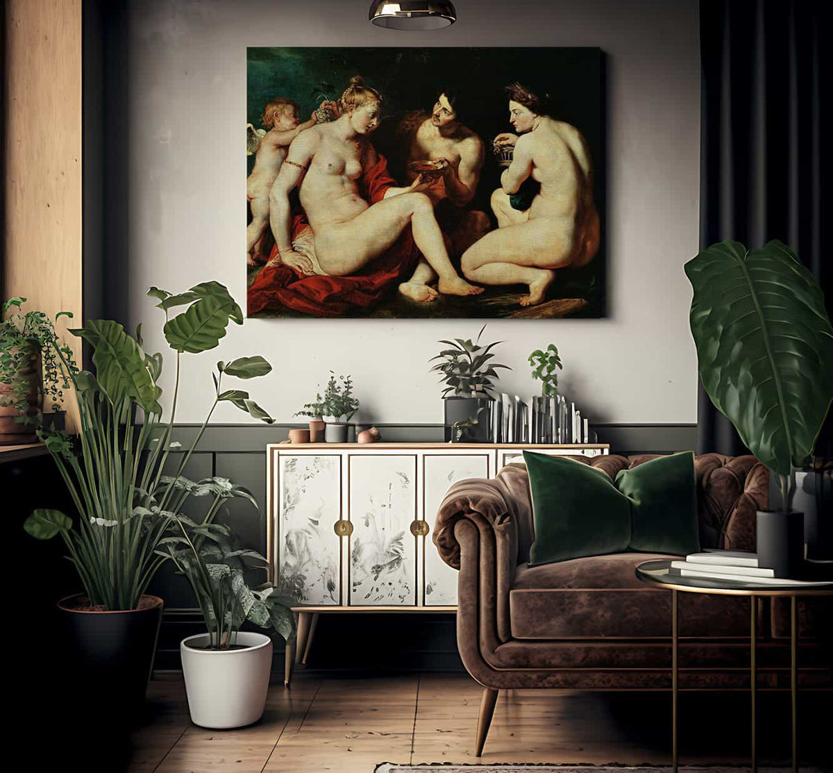 Venus Cupid Bacchus And Ceres By Peter Paul Rubens Fine Art Print