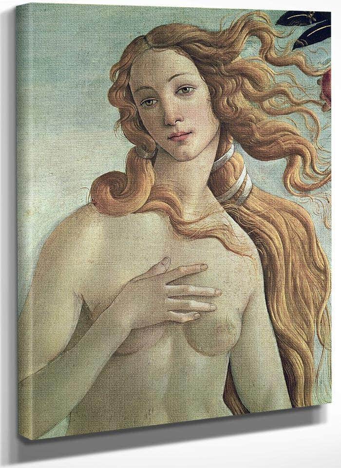 Venus Detail From The Birth Of Venus By Sandro Botticelli Fine Art Print