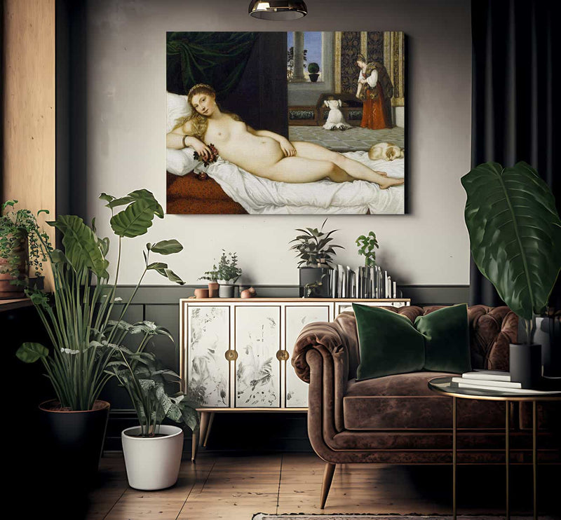 Venus Of Urbino By Titian Fine Art Print