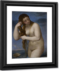 Venus Rising From The Sea ('Venus Anadyomene') By Titian Fine Art Print