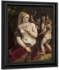 Venus With A Mirror By Titian Fine Art Print