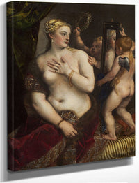 Venus With A Mirror By Titian Fine Art Print