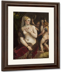 Venus With A Mirror By Titian Fine Art Print