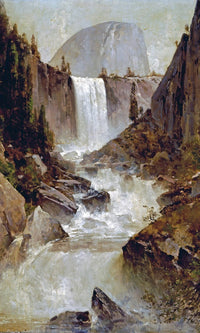 Vernal Falls, Yosemite By Thomas Hill Fine Art Print