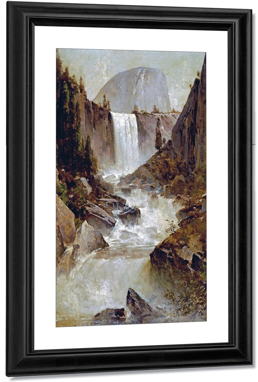 Vernal Falls, Yosemite By Thomas Hill Fine Art Print