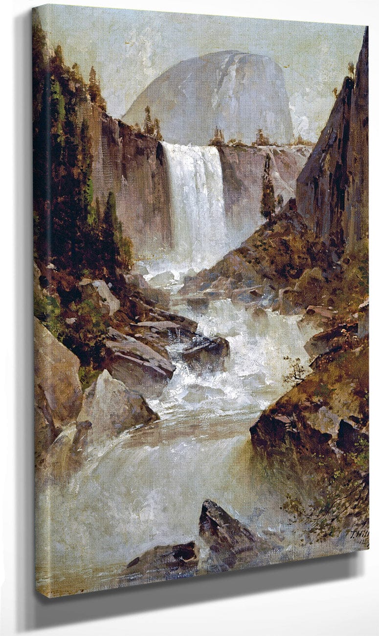Vernal Falls, Yosemite By Thomas Hill Fine Art Print