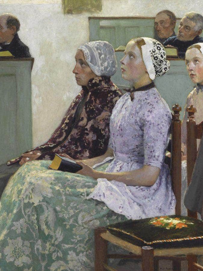 Vespers By Gari Melchers Fine Art Print