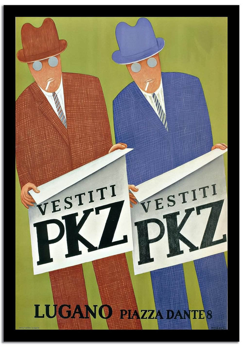 Vestiti Pkz Pkz  Vintage Poster Fine Art Print