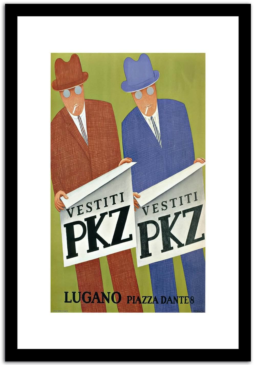 Vestiti Pkz Pkz  Vintage Poster Fine Art Print