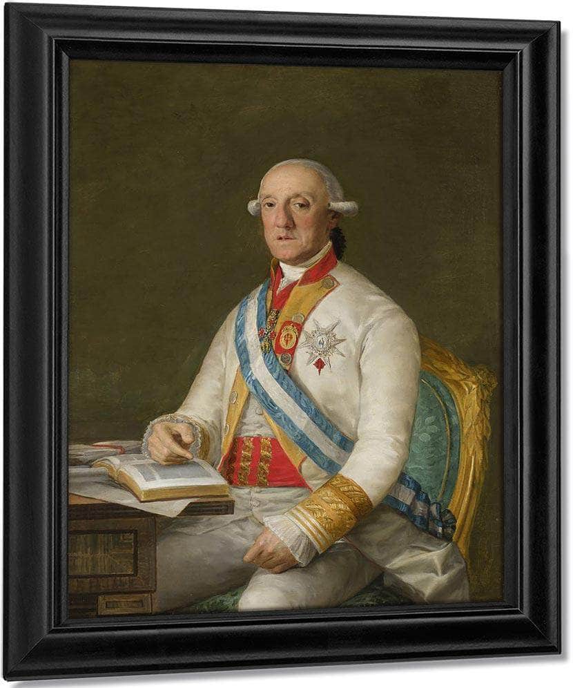 Vicente Maria De Vera De Aragon Duque De La Roca By Francisco De Goya Fine Art Print