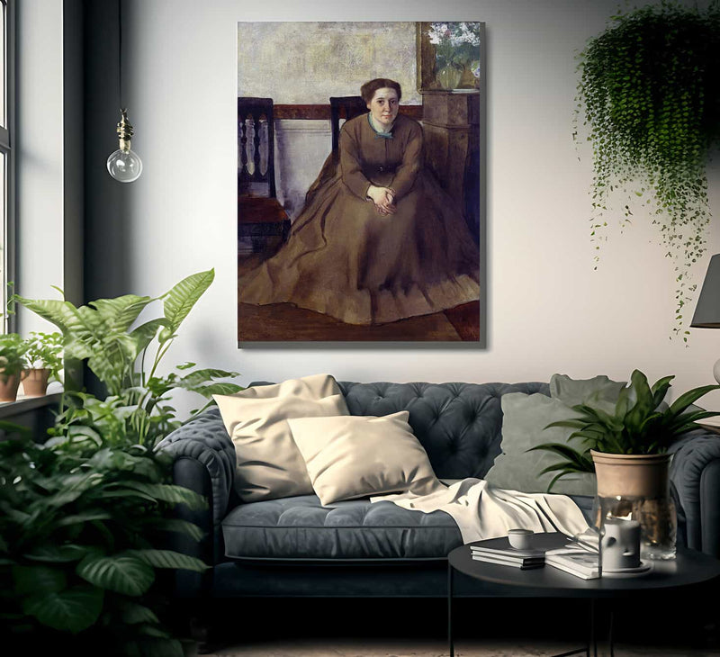 Victoria Dubourg By Edgar Degas Fine Art Print