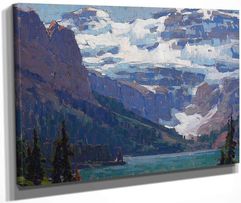 Victoria Glacier, Lake Louise By Edgar Payne Fine Art Print