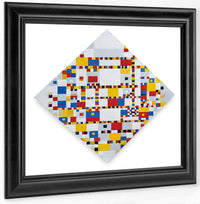 Victory Boogie Woogie 1943-1944 By Piet Mondrian Fine Art Print