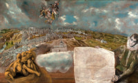 View And Plan Of Toledo 1614 2 By El Greco Fine Art Print
