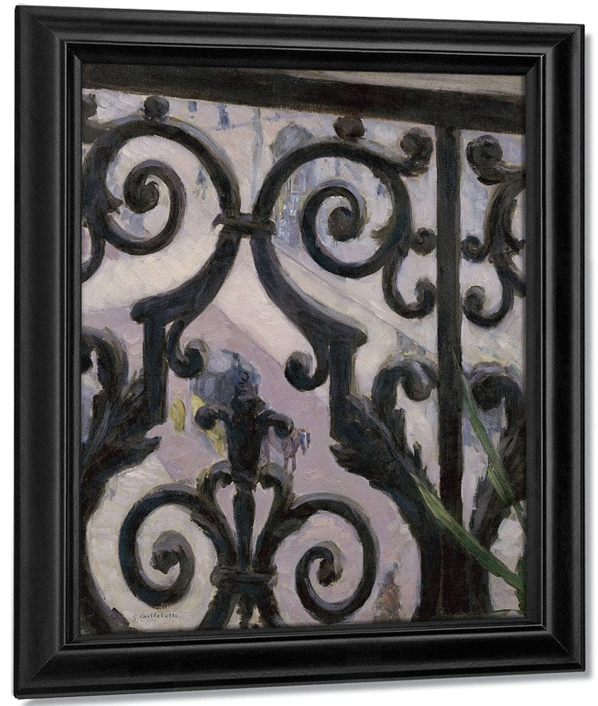 View From A Balcony By Gustave Caillebotte Fine Art Print