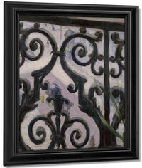 View From A Balcony By Gustave Caillebotte Fine Art Print