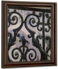 View From A Balcony By Gustave Caillebotte Fine Art Print