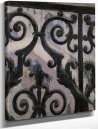 View From A Balcony By Gustave Caillebotte Fine Art Print