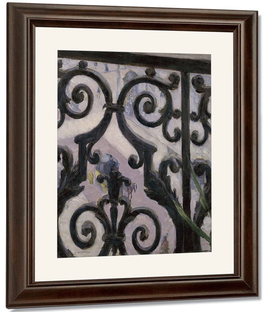 View From A Balcony By Gustave Caillebotte Fine Art Print