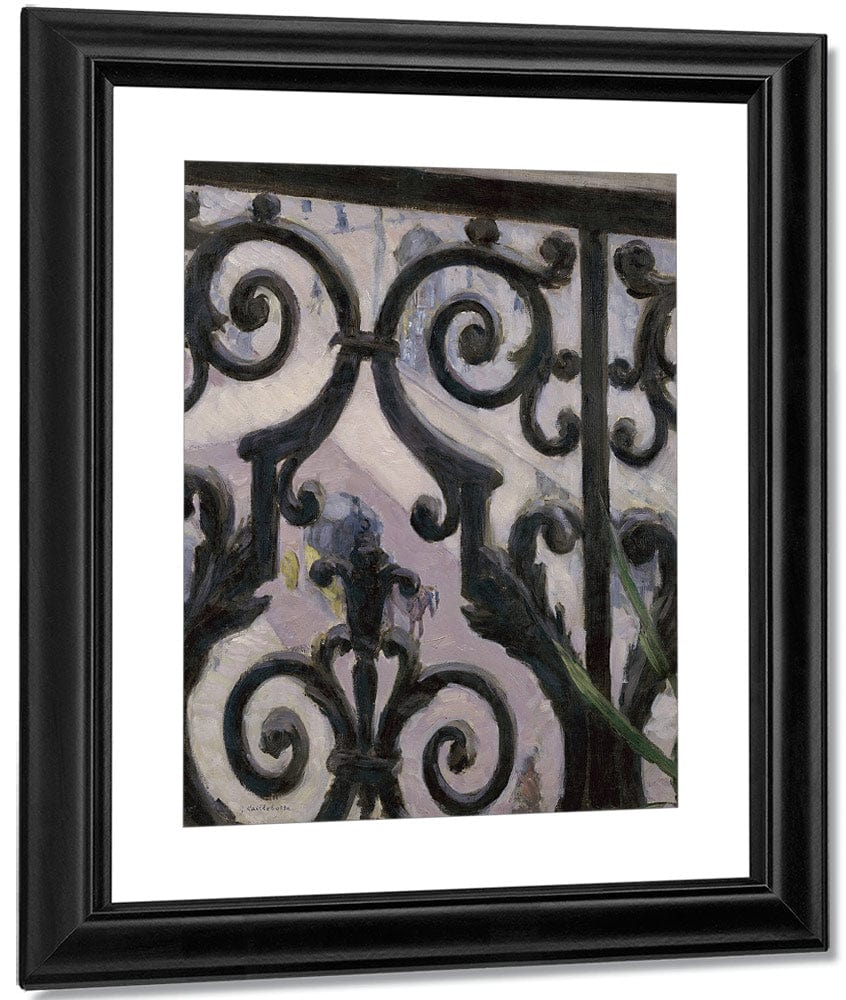 View From A Balcony By Gustave Caillebotte Fine Art Print