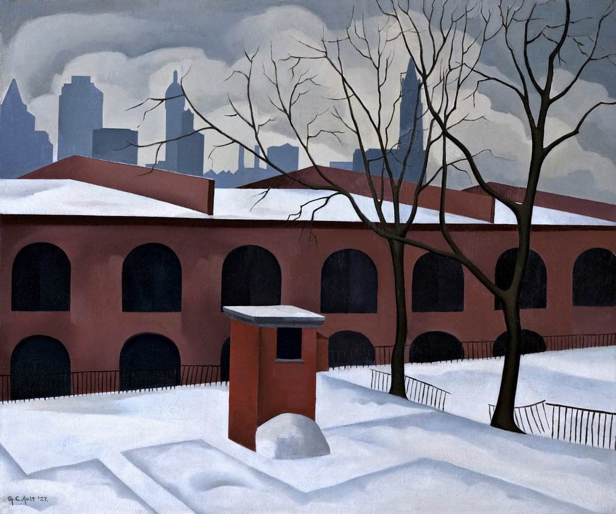 View From Brooklyn Painting George Copeland Canvas Art Fine Art Print