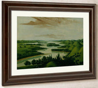 View From Floyd's Grave, 1300 Miles Above St. Louis By George Catlin Fine Art Print