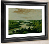 View From Floyd's Grave, 1300 Miles Above St. Louis By George Catlin Fine Art Print