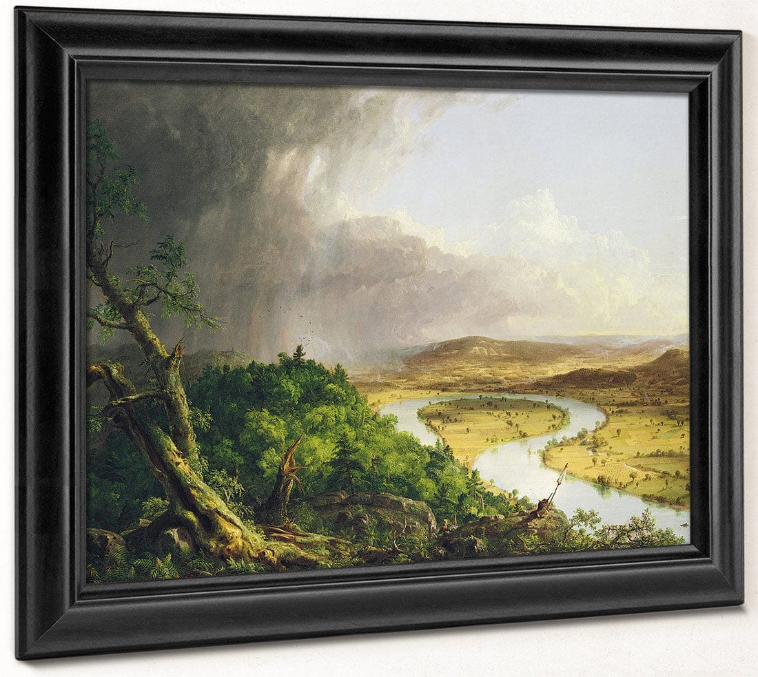 View From Mount Holyoke 1836 By Thomas Cole By Thomas Cole Fine Art Print