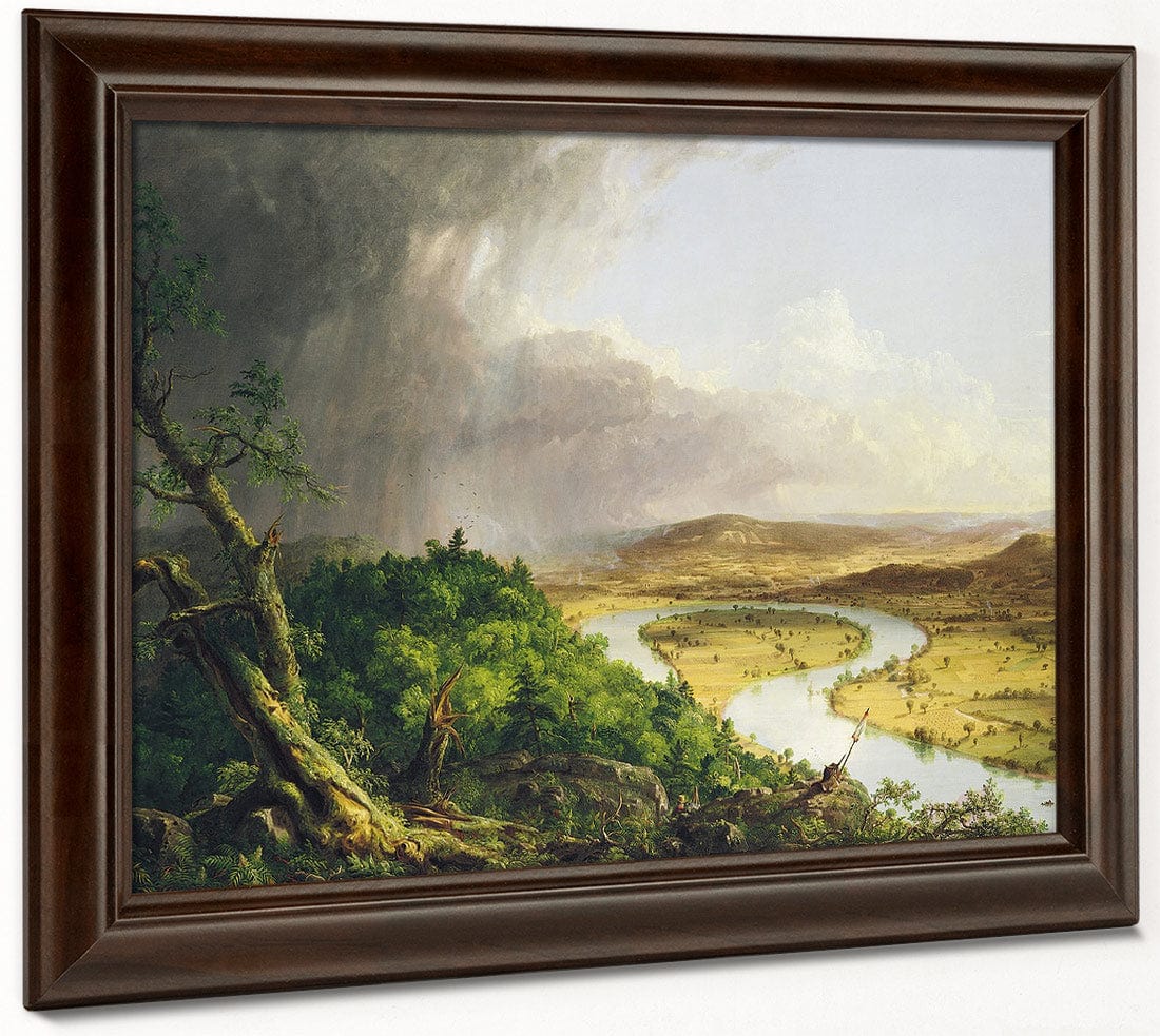 View From Mount Holyoke 1836 By Thomas Cole By Thomas Cole Fine Art Print