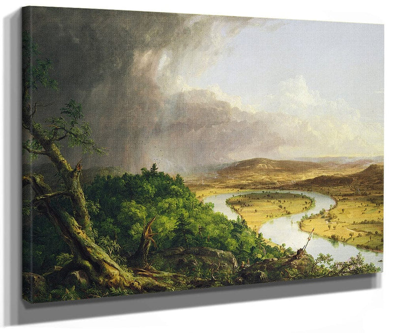 View From Mount Holyoke 1836 By Thomas Cole By Thomas Cole Fine Art Print