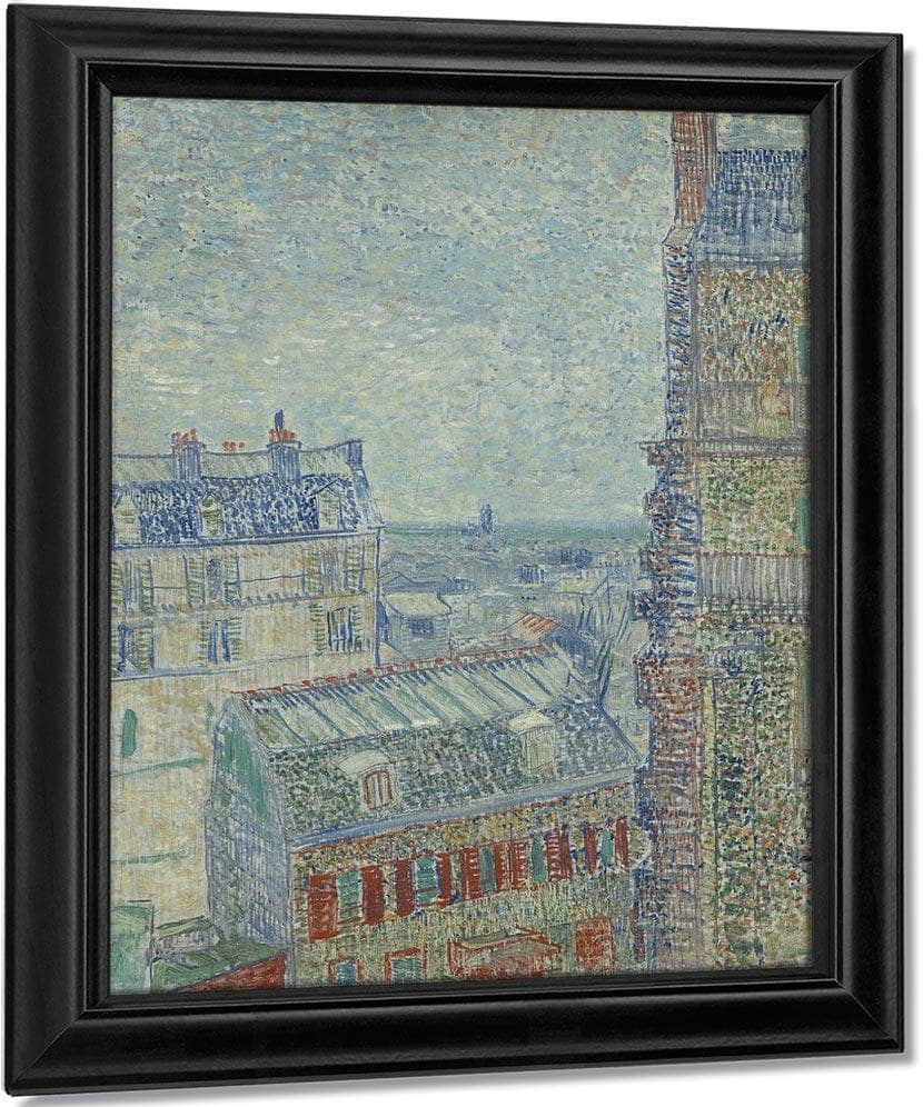 View From Theo's Apartment By Vincent Van Gogh Fine Art Print