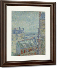 View From Theo's Apartment By Vincent Van Gogh Fine Art Print