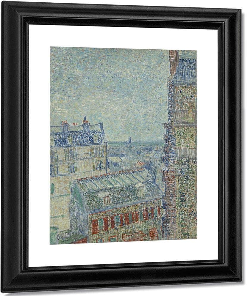 View From Theo's Apartment By Vincent Van Gogh Fine Art Print