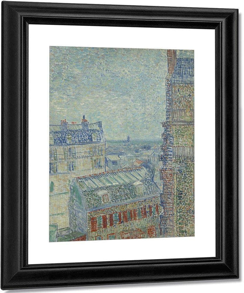 View From Theo's Apartment By Vincent Van Gogh Fine Art Print