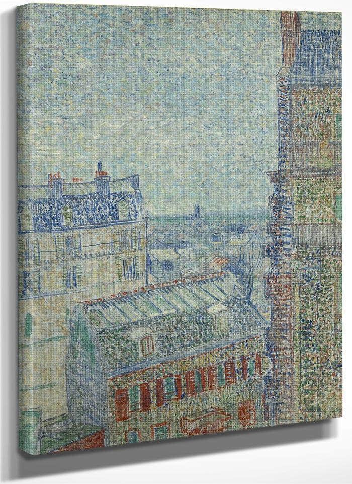View From Theo's Apartment By Vincent Van Gogh Fine Art Print