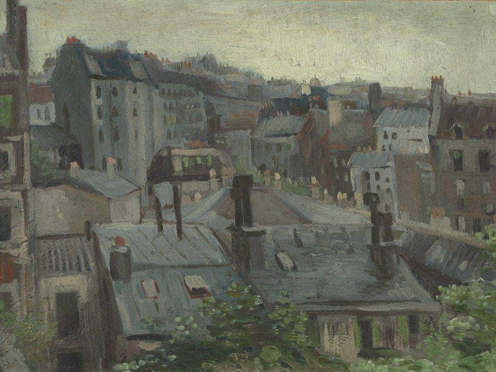 View From Vincent's Studio By Vincent Van Gogh Fine Art Print