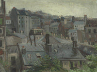 View From Vincent's Studio By Vincent Van Gogh Fine Art Print