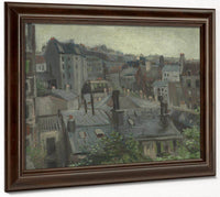 View From Vincent's Studio By Vincent Van Gogh Fine Art Print