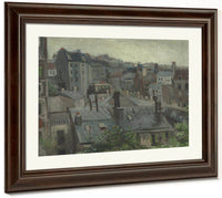 View From Vincent's Studio By Vincent Van Gogh Fine Art Print