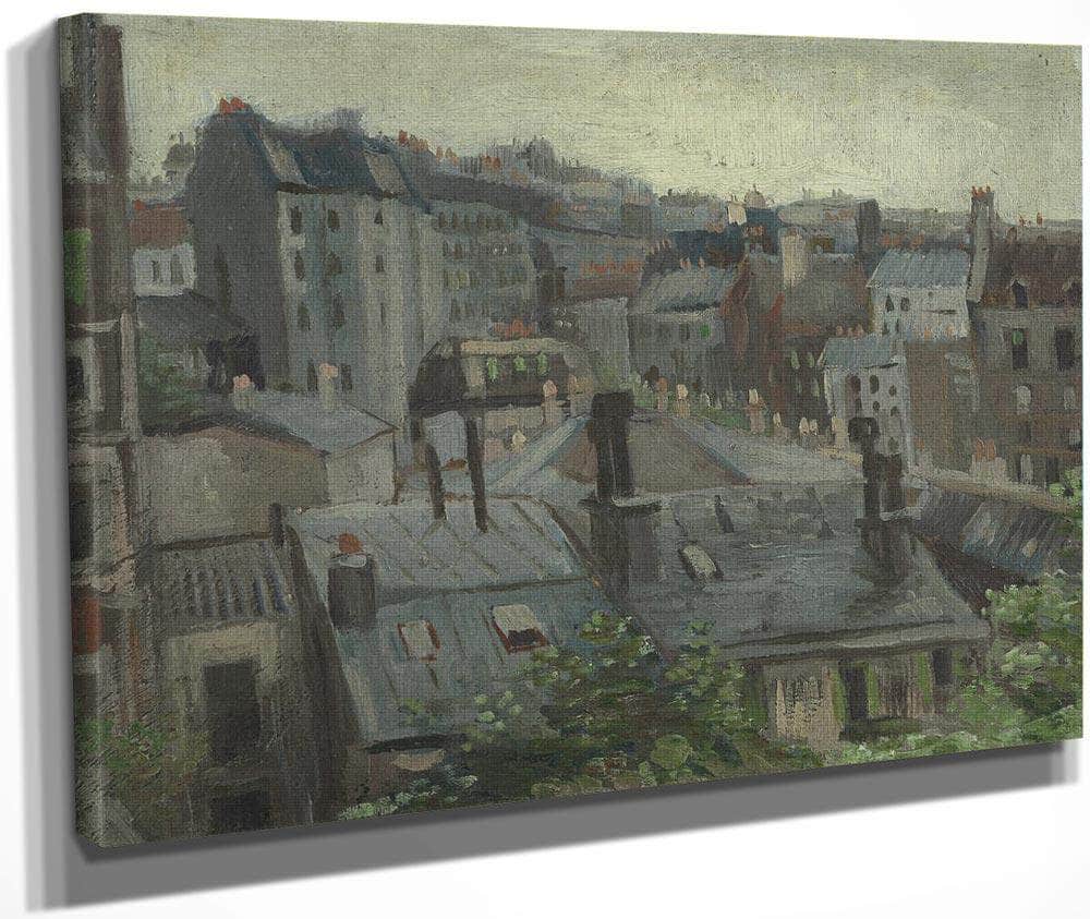 View From Vincent's Studio By Vincent Van Gogh Fine Art Print