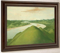 View In The  Cross Timbers, Texas By George Catlin Fine Art Print