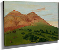 View In The Grand Detour, 1900 Miles Above St. Louis By George Catlin Fine Art Print