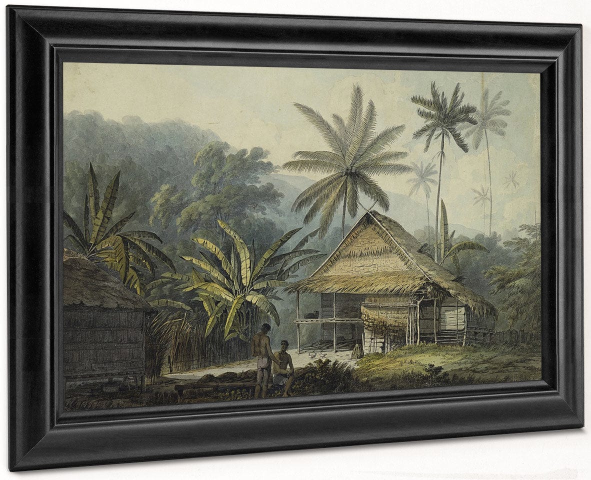 View In The Island Of Crakatoa By John Webber Fine Art Print