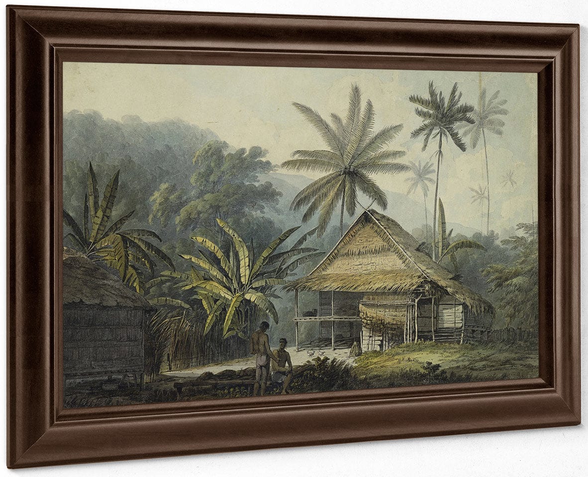 View In The Island Of Crakatoa By John Webber Fine Art Print