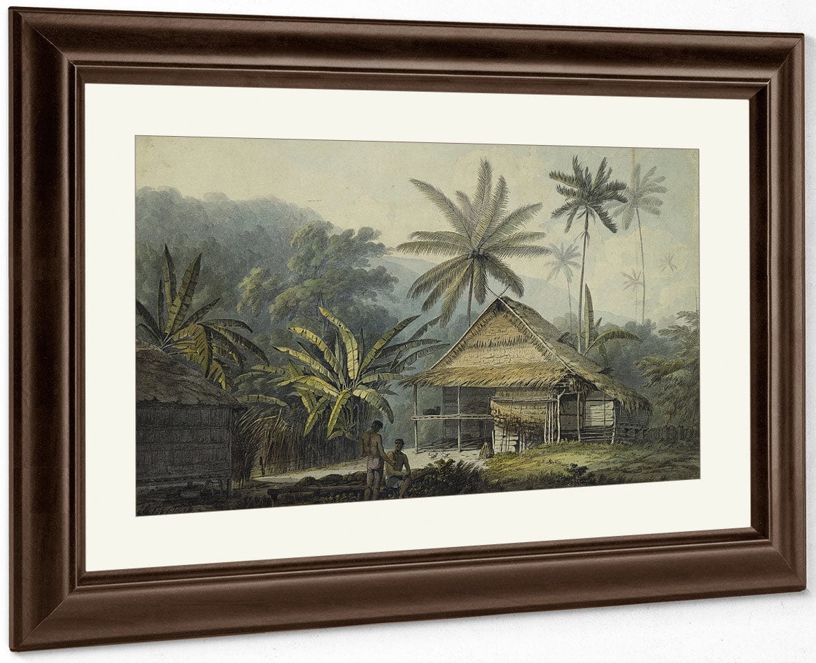 View In The Island Of Crakatoa By John Webber Fine Art Print