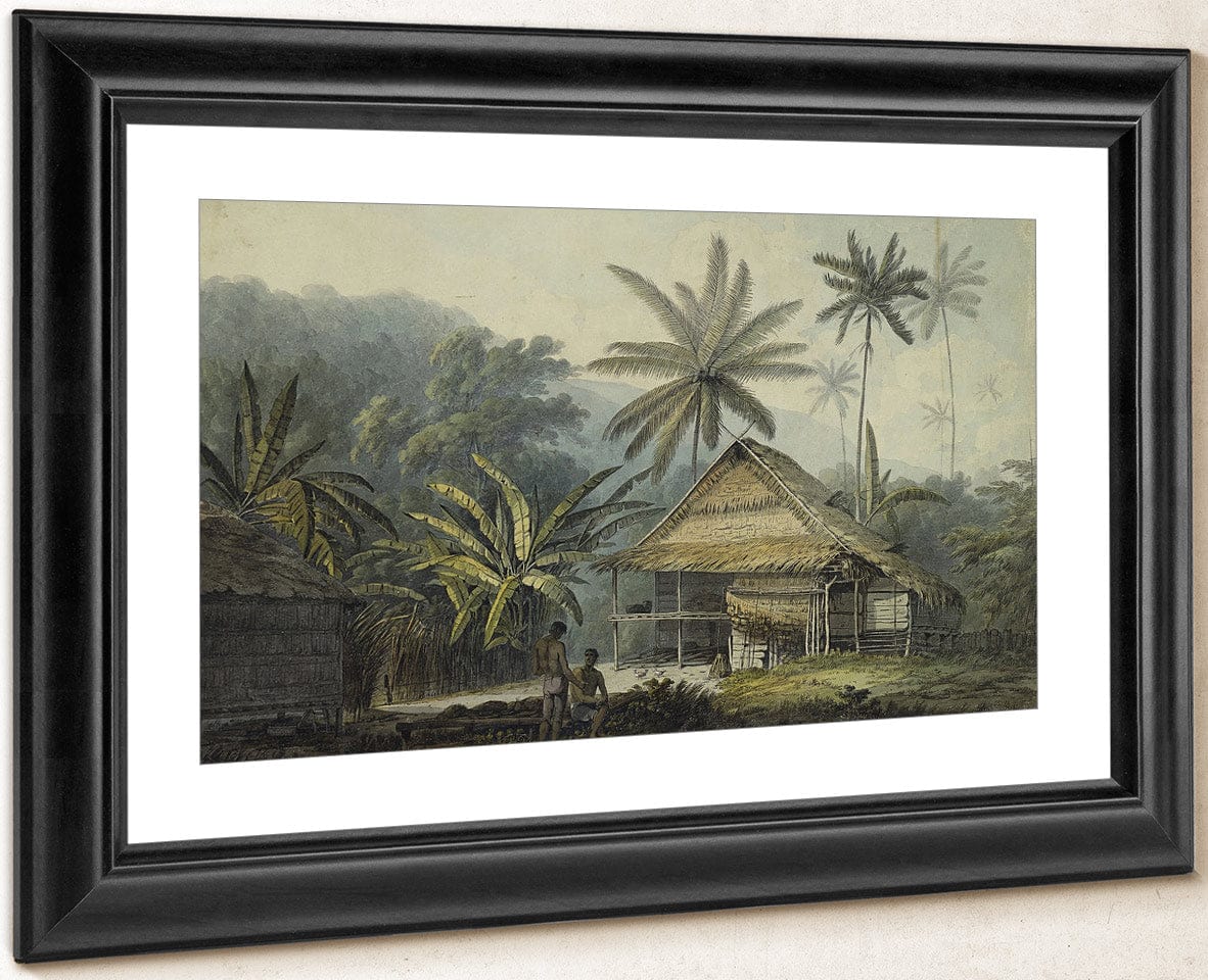 View In The Island Of Crakatoa By John Webber Fine Art Print