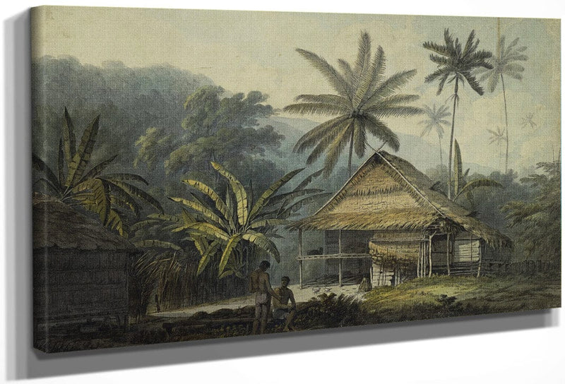 View In The Island Of Crakatoa By John Webber Fine Art Print