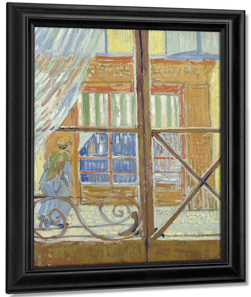 View Of A Butcher's Shop By Vincent Van Gogh Fine Art Print