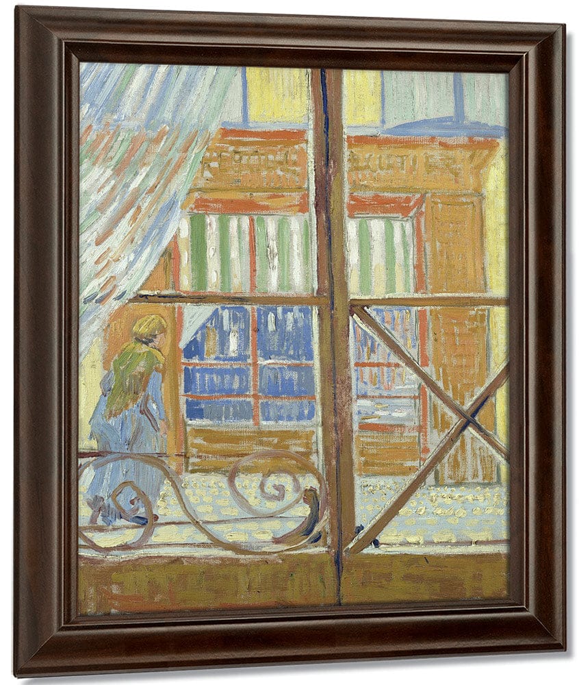 View Of A Butcher's Shop By Vincent Van Gogh Fine Art Print