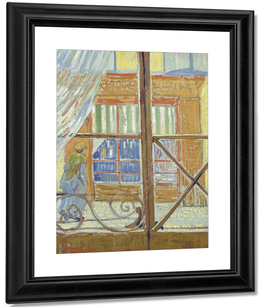 View Of A Butcher's Shop By Vincent Van Gogh Fine Art Print